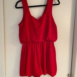Red Romper L